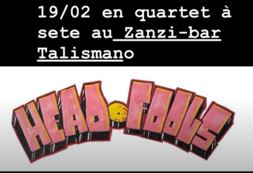 Concert de funk lundi 19 février au zanzi -bar Sete 21 h