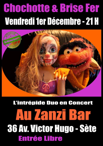 Duo blues au zanzi -bar à Sete 