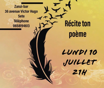 Poésie libre au zanzi -bar à Sete 