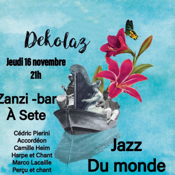 Concert trio jazz du monde