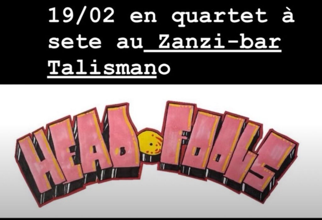 Concert de funk lundi 19 février au zanzi-bar sete 21 h