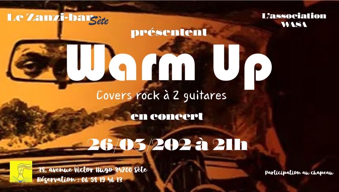 Concert duo pop rock mercredi 26 mars au zanzi-bar à sete 21 h