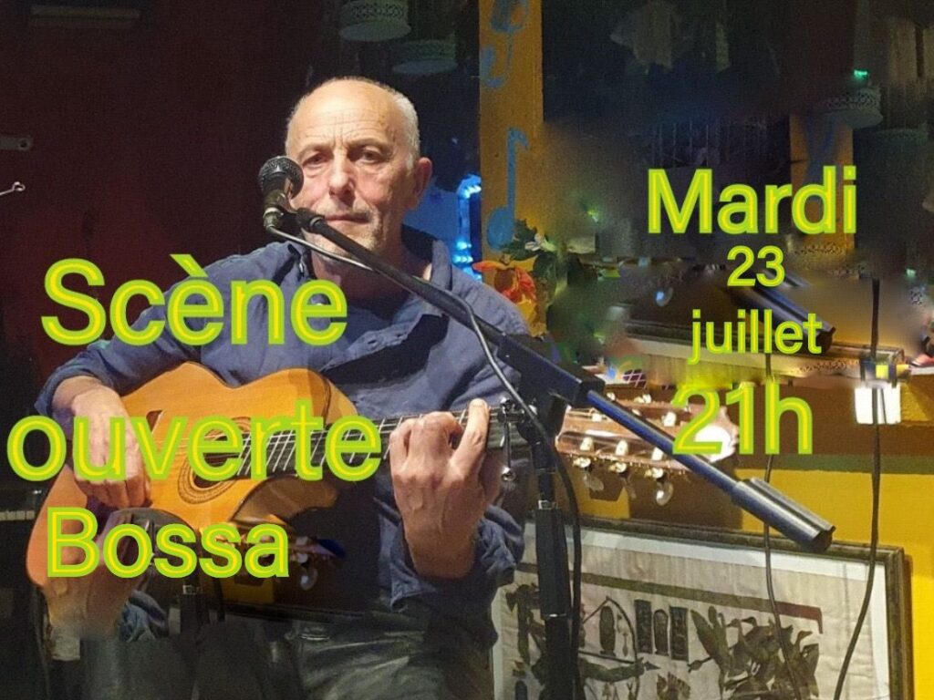 Scène ouverte au Zanzi-bar à sete mardi 23 juillet 21 h