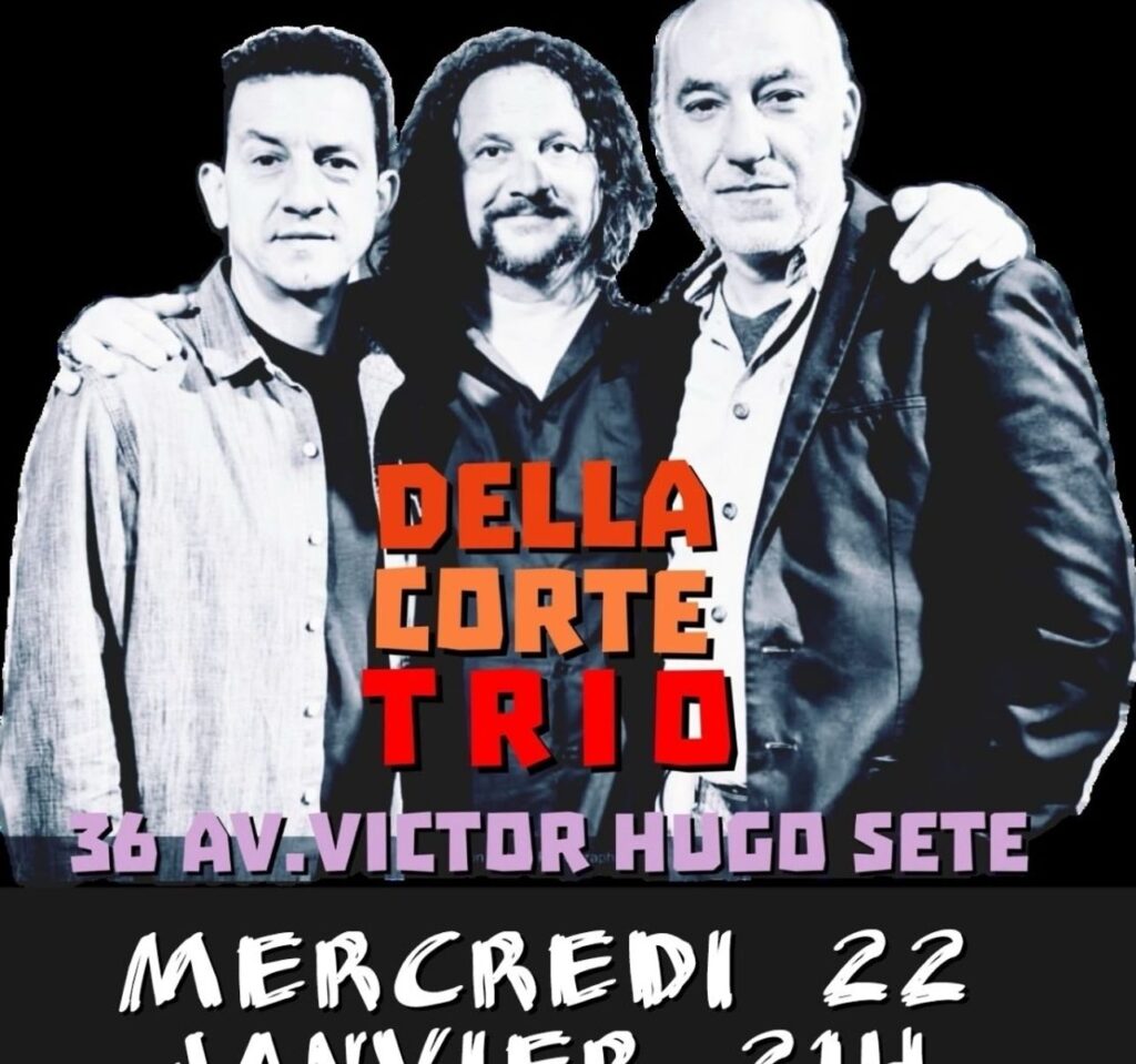 Trio jazz mercredi 22 janvier au zanzi-bar à sete 21 h